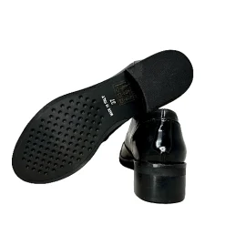 Scarpe di Maremma Scarpa Nera In Pelle Con Punta Abrasivata Pfv*Donna Scarpe Stringate