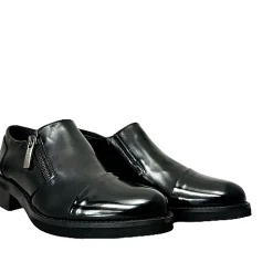 Scarpe di Maremma Scarpa Nera In Pelle Con Punta Abrasivata Pfv*Donna Scarpe Stringate