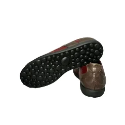 Scarpe di Maremma Sneaker Artigianale Bordeaux/Taupe/Testa Di Moro*Uomo Sneakers