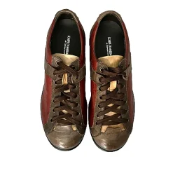 Scarpe di Maremma Sneaker Artigianale Bordeaux/Taupe/Testa Di Moro*Uomo Sneakers