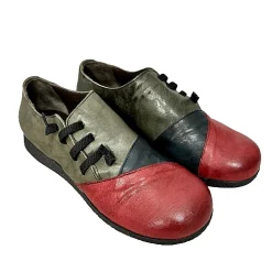 Scarpe di Maremma Sneaker Artigianale Rosso/Blu/Verde*Donna Scarpe Sportive
