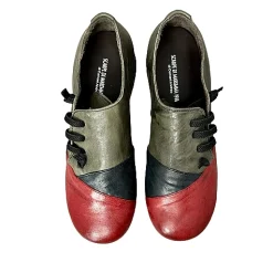 Scarpe di Maremma Sneaker Artigianale Rosso/Blu/Verde*Donna Scarpe Sportive