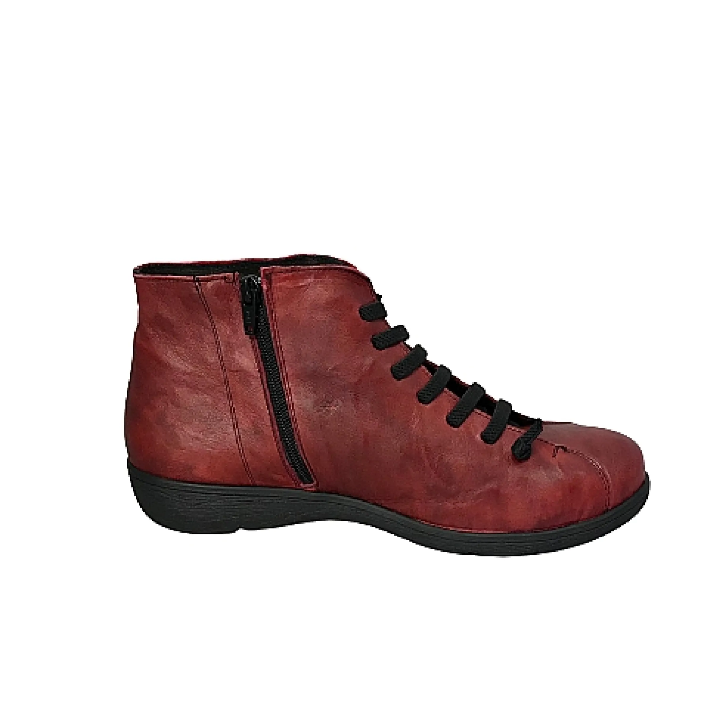Scarpe di Maremma Sneaker In Pelle Rossa*Donna Scarpe Sportive