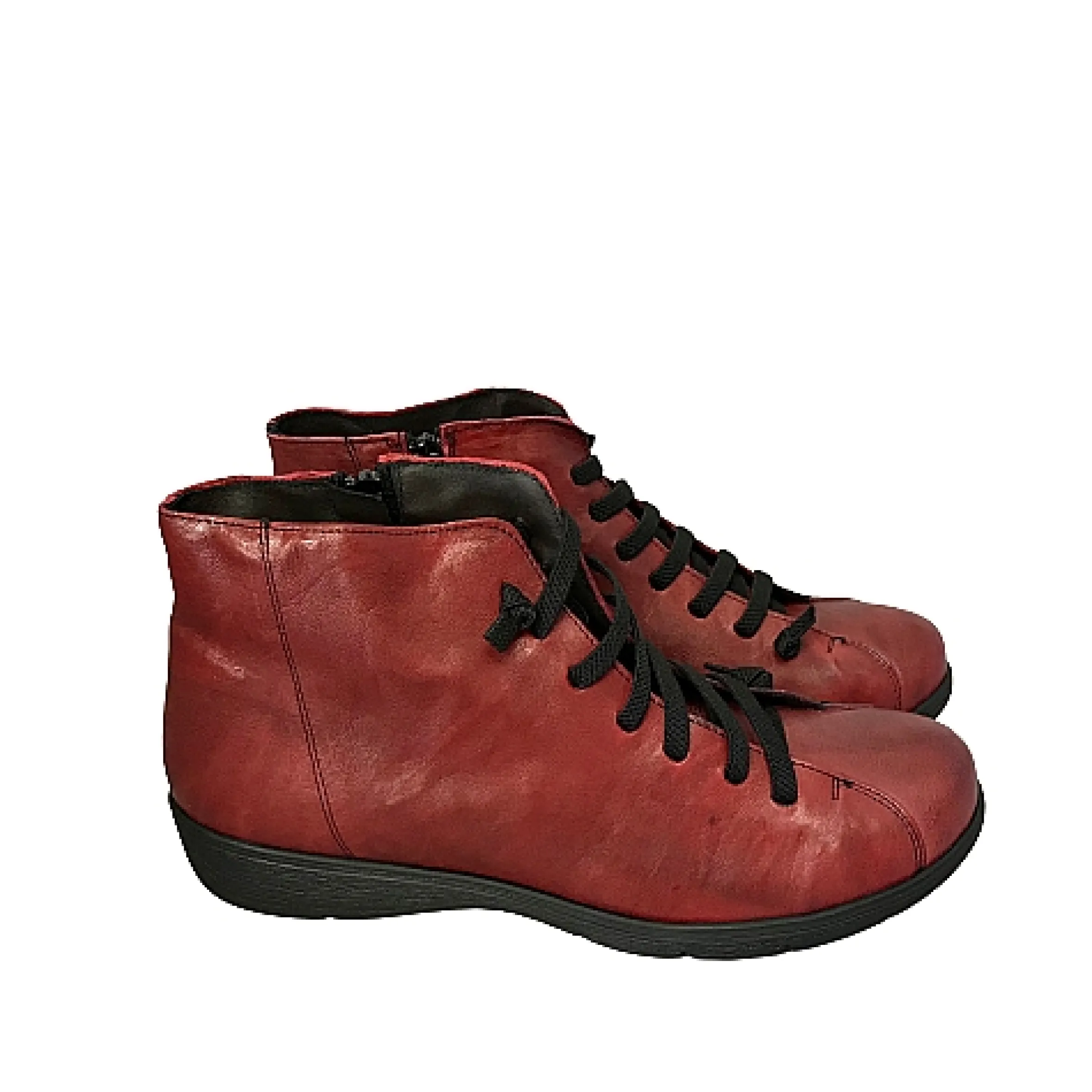Scarpe di Maremma Sneaker In Pelle Rossa*Donna Scarpe Sportive