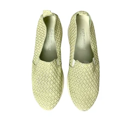 Scarpe di Maremma Sneakers Artigianale A Mocassino Effetto Intreccio Verde*Donna Scarpe Sportive
