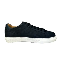 Scarpe di Maremma Sneakers Artigianale In Nabuk Blu*Uomo Sneakers