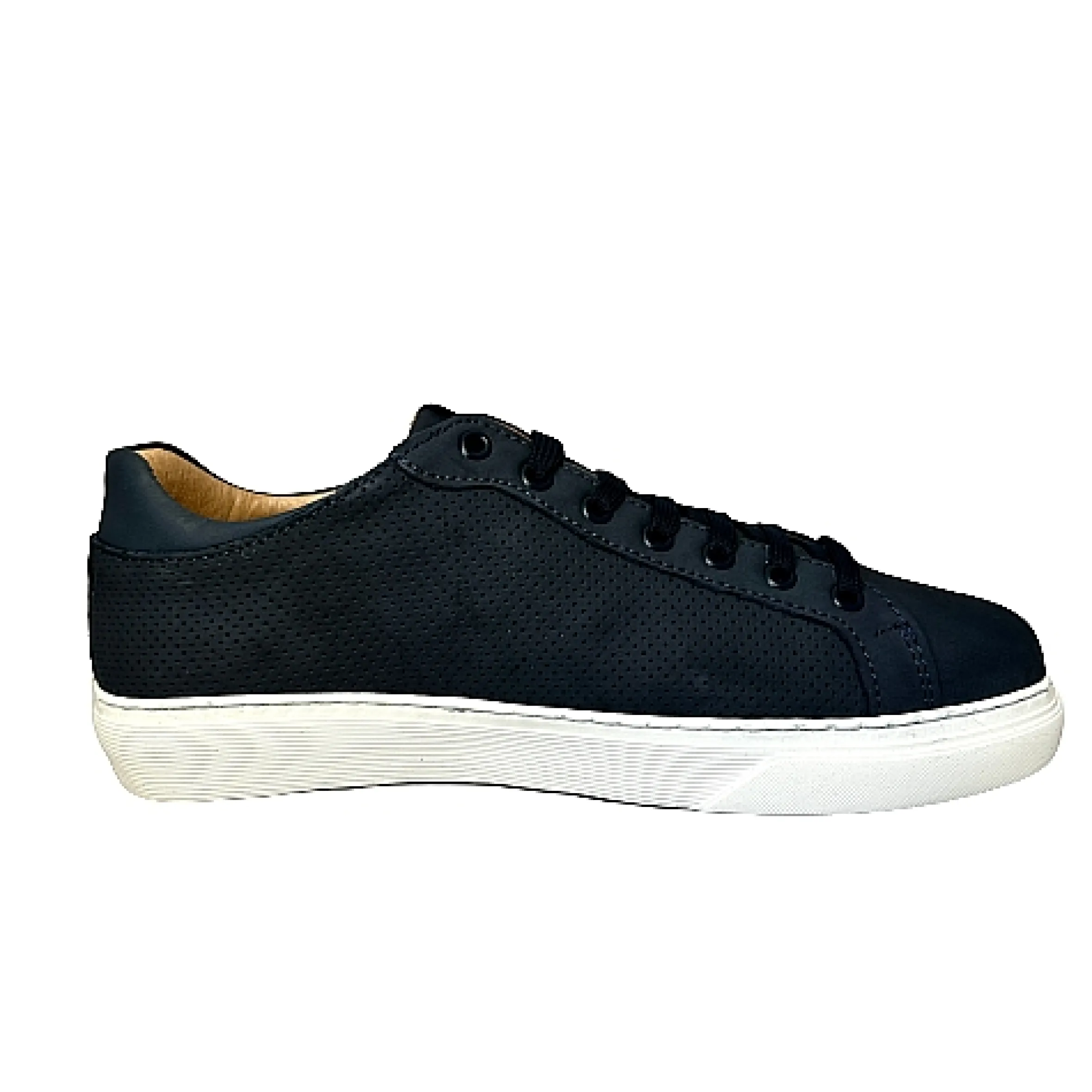 Scarpe di Maremma Sneakers Artigianale In Nabuk Blu*Uomo Sneakers