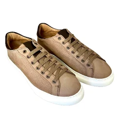 Scarpe di Maremma Sneakers Artigianale In Nabuk Taupe*Uomo Sneakers
