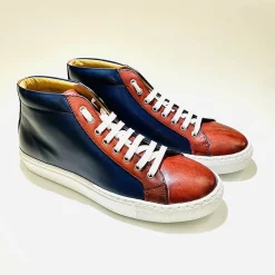 Scarpe di Maremma Sneakers Artigianale In Pelle Bicolore*Uomo Sneakers