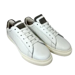 Scarpe di Maremma Sneakers Artigianale In Pelle Bianca*Uomo Sneakers