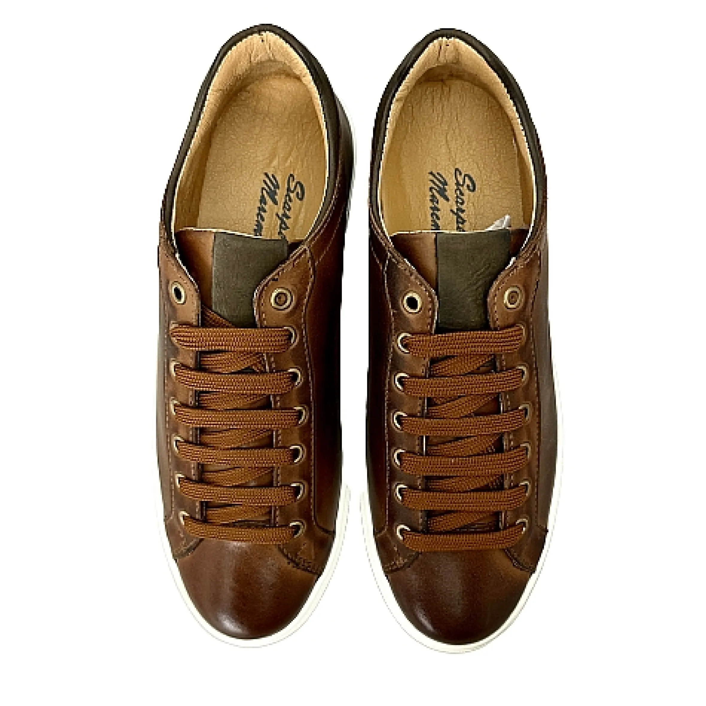 Scarpe di Maremma Sneakers Artigianale In Pelle Marrone*Uomo Sneakers