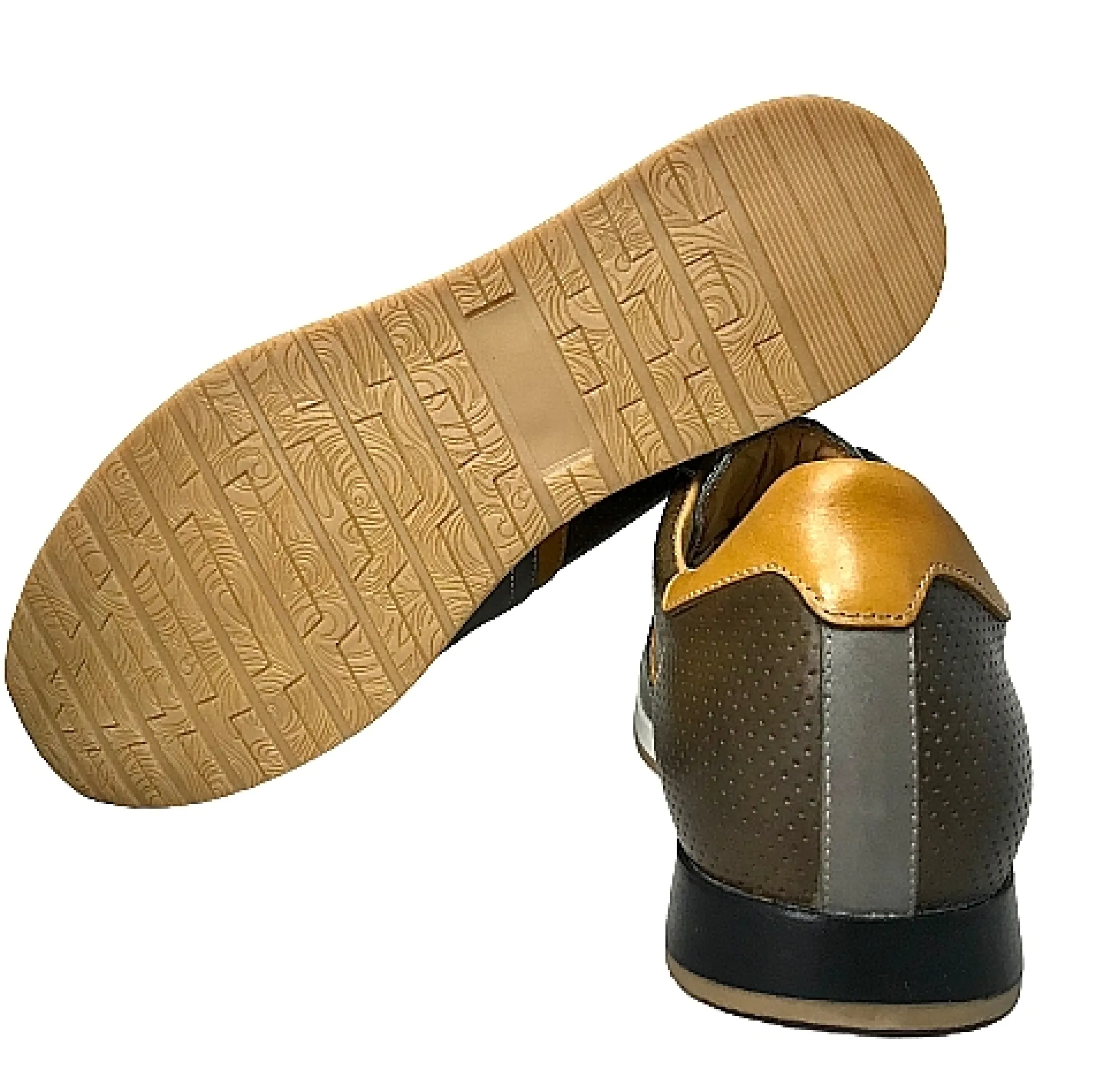 Scarpe di Maremma Sneakers Bassa Artigianale In Pelle Grigia*Uomo Sneakers