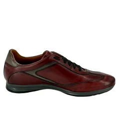 Scarpe di Maremma Sneakers Bassa Bordeaux E Grigia*Uomo Sneakers