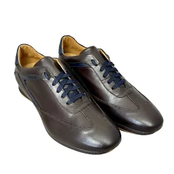 Scarpe di Maremma Sneakers Bassa Cioccolato E Blu*Uomo Sneakers