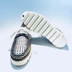 Scarpe di Maremma Sneakers Bassa In Pelle Argento*Donna Scarpe Stringate