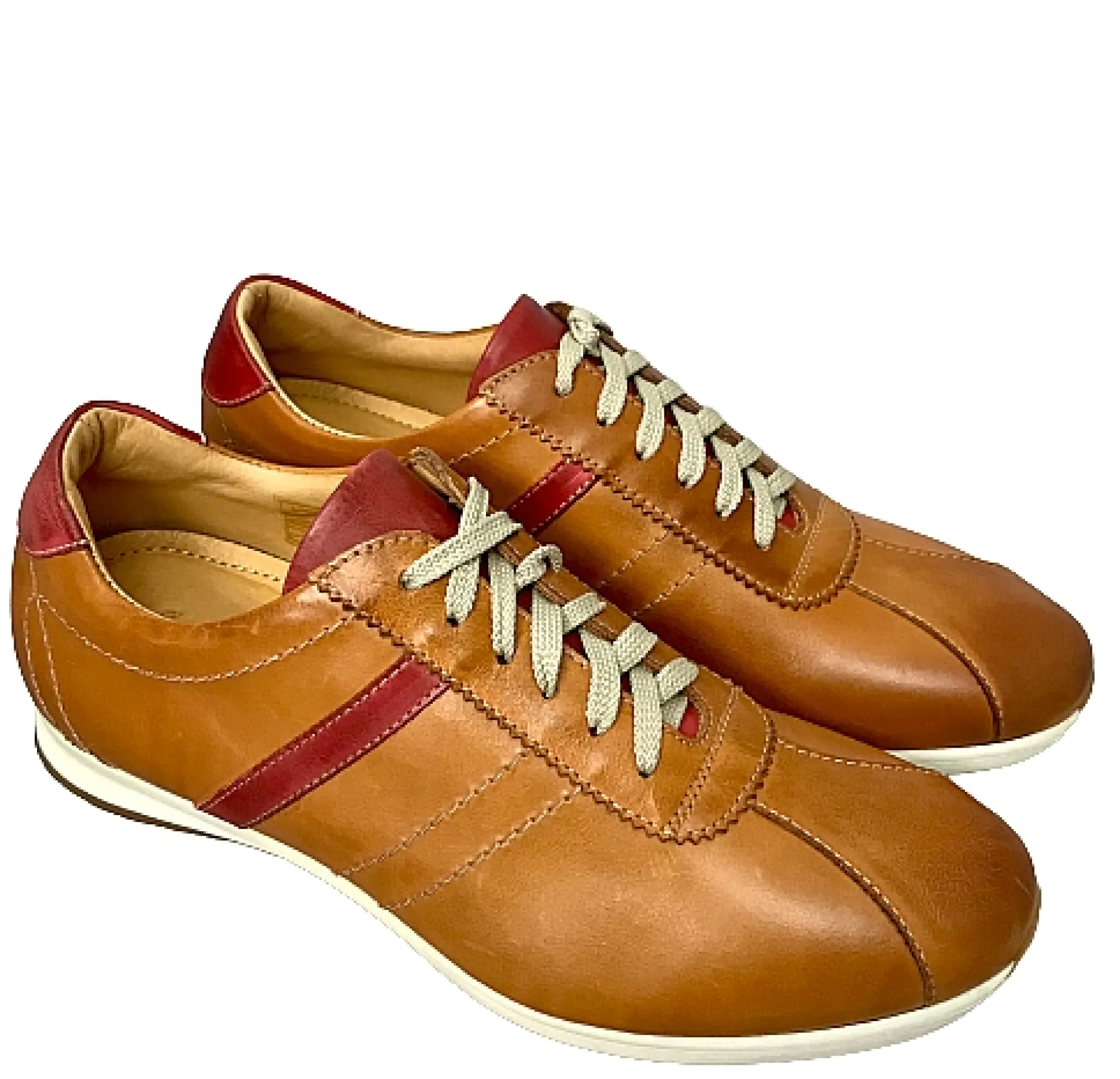 Scarpe di Maremma Sneakers Bassa In Pelle Ocra*Uomo Sneakers