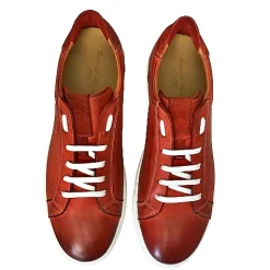 Scarpe di Maremma Sneakers Bassa In Pelle Rossa*Uomo Sneakers
