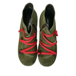 Scarpe di Maremma Sneakers Camoscio Verde*Donna Scarpe Sportive
