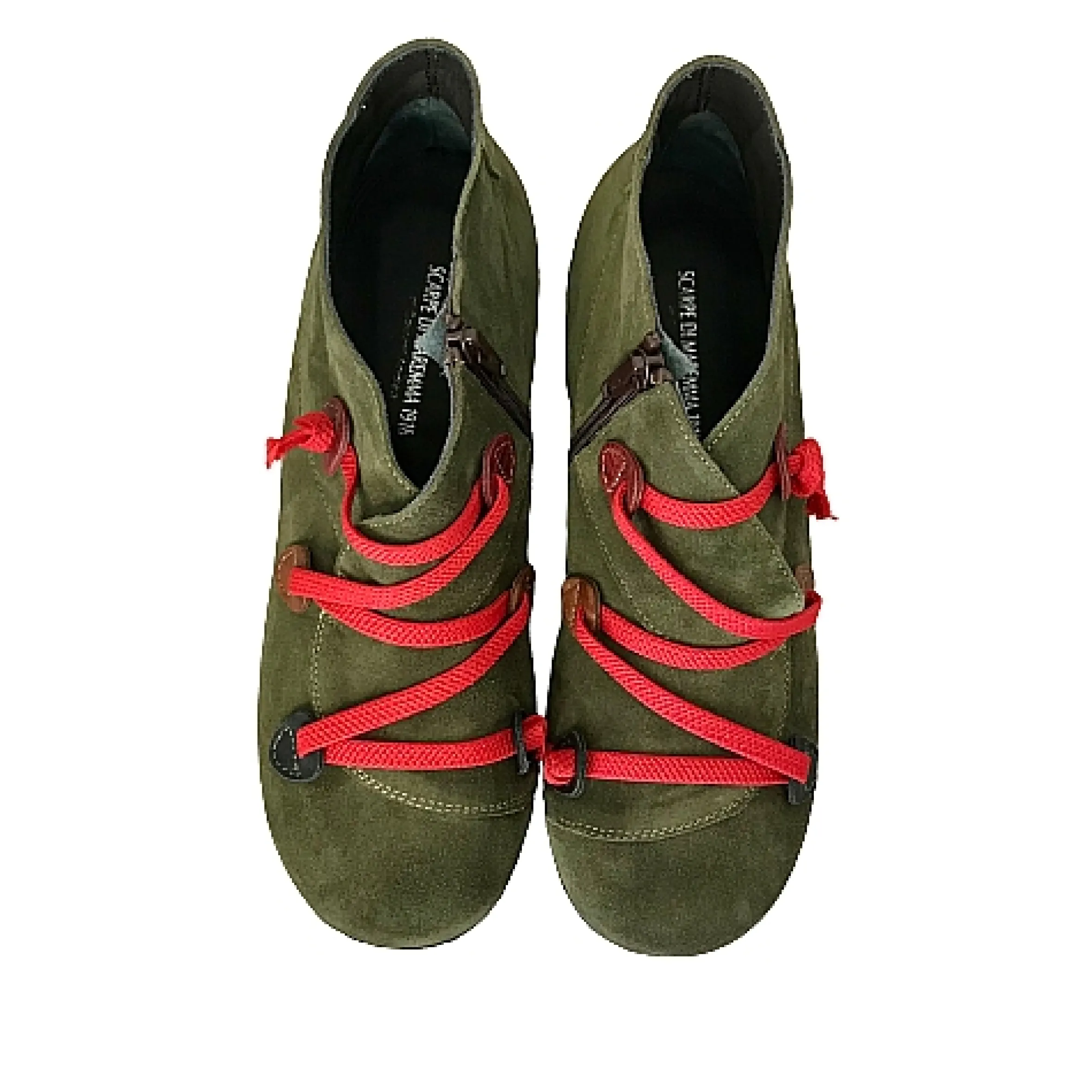 Scarpe di Maremma Sneakers Camoscio Verde*Donna Scarpe Sportive