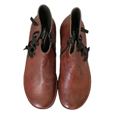 Scarpe di Maremma Sneakers In Pelle Bordeaux*Donna Scarpe Sportive