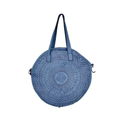 Scarpe di Maremma Sole Big Borsa Rotonda Intrecciata*Donna Borse Morbide