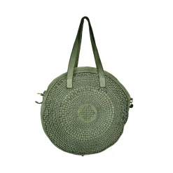 Scarpe di Maremma Sole Big Borsa Rotonda Intrecciata*Donna Borse Morbide