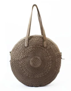 Scarpe di Maremma Sole Big Borsa Rotonda Intrecciata*Donna Borse Morbide