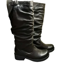 Scarpe di Maremma Stivale Artigianale Alto Testa Di Moro*Donna Stivali