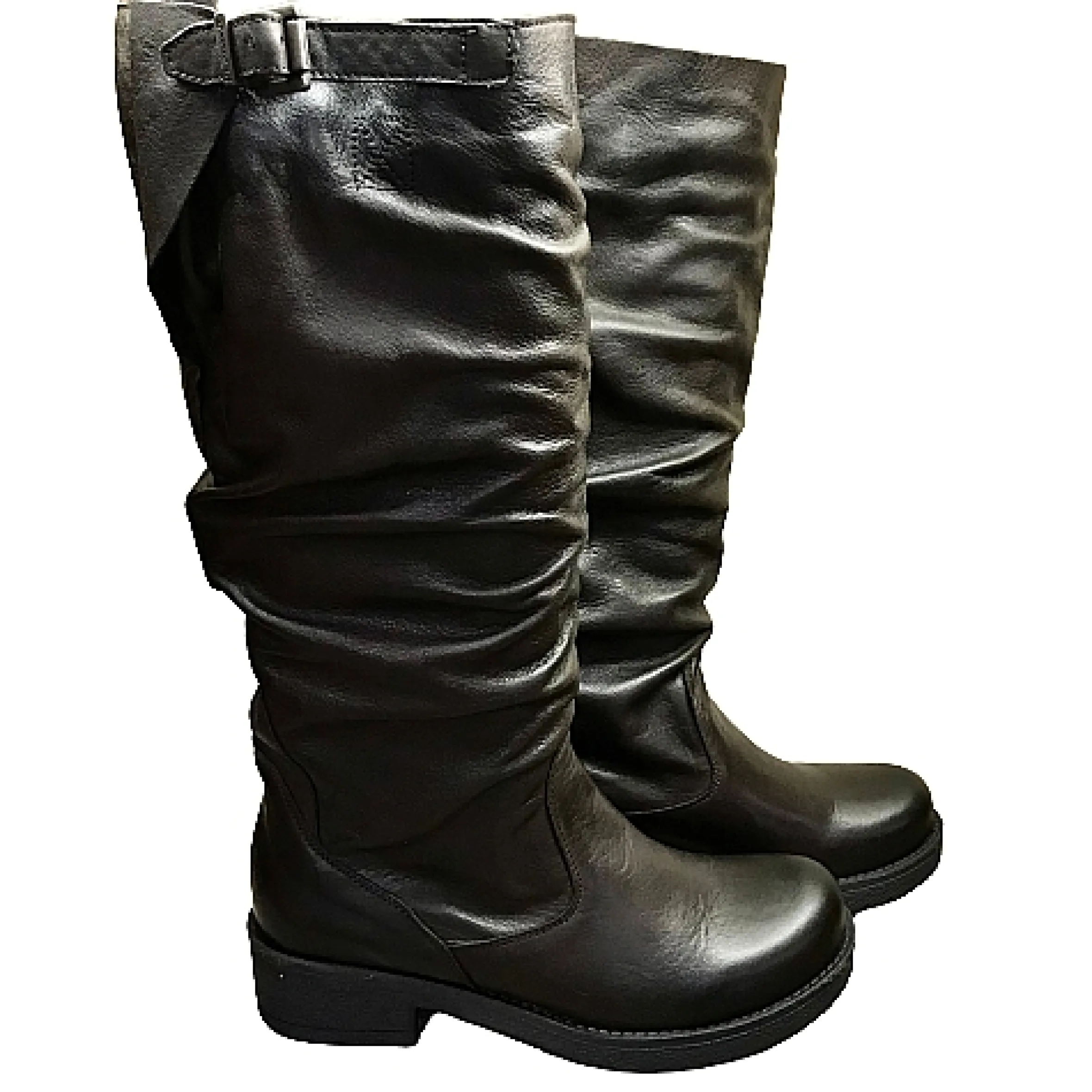Scarpe di Maremma Stivale Artigianale Alto Testa Di Moro*Donna Stivali