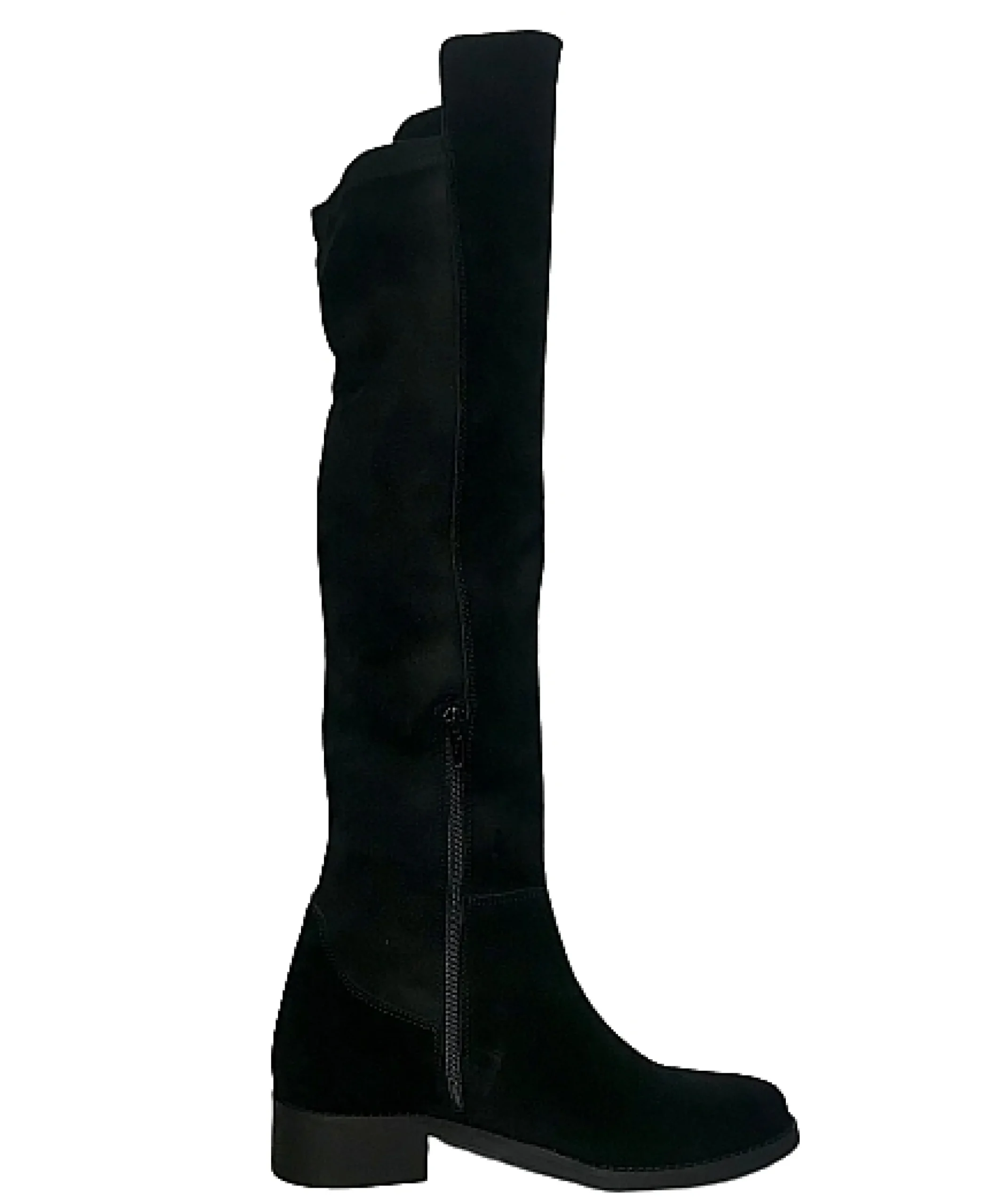 Scarpe di Maremma Stivale Artigianale In Camoscio Nero*Donna Stivali