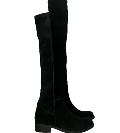Scarpe di Maremma Stivale Artigianale In Camoscio Nero*Donna Stivali
