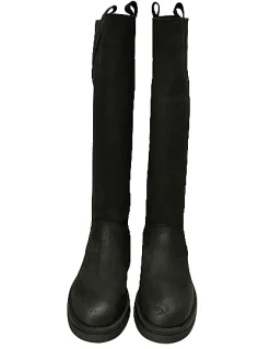 Scarpe di Maremma Stivale Artigianale Nero Ingrassato*Donna Stivali