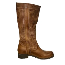 Scarpe di Maremma Stivale Artigianale Sfumato Cuoio Forato*Donna Stivali