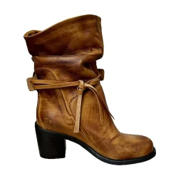 Scarpe di Maremma Stivale Artigianale Spazzolato Cuoio*Donna Stivali