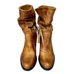 Scarpe di Maremma Stivale Artigianale Spazzolato Cuoio*Donna Stivali