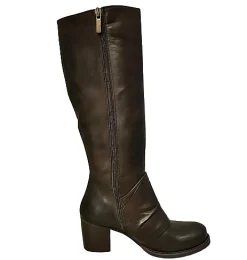 Scarpe di Maremma Stivale Artigianale Testa Di Moro Con Cerniera*Donna Stivali