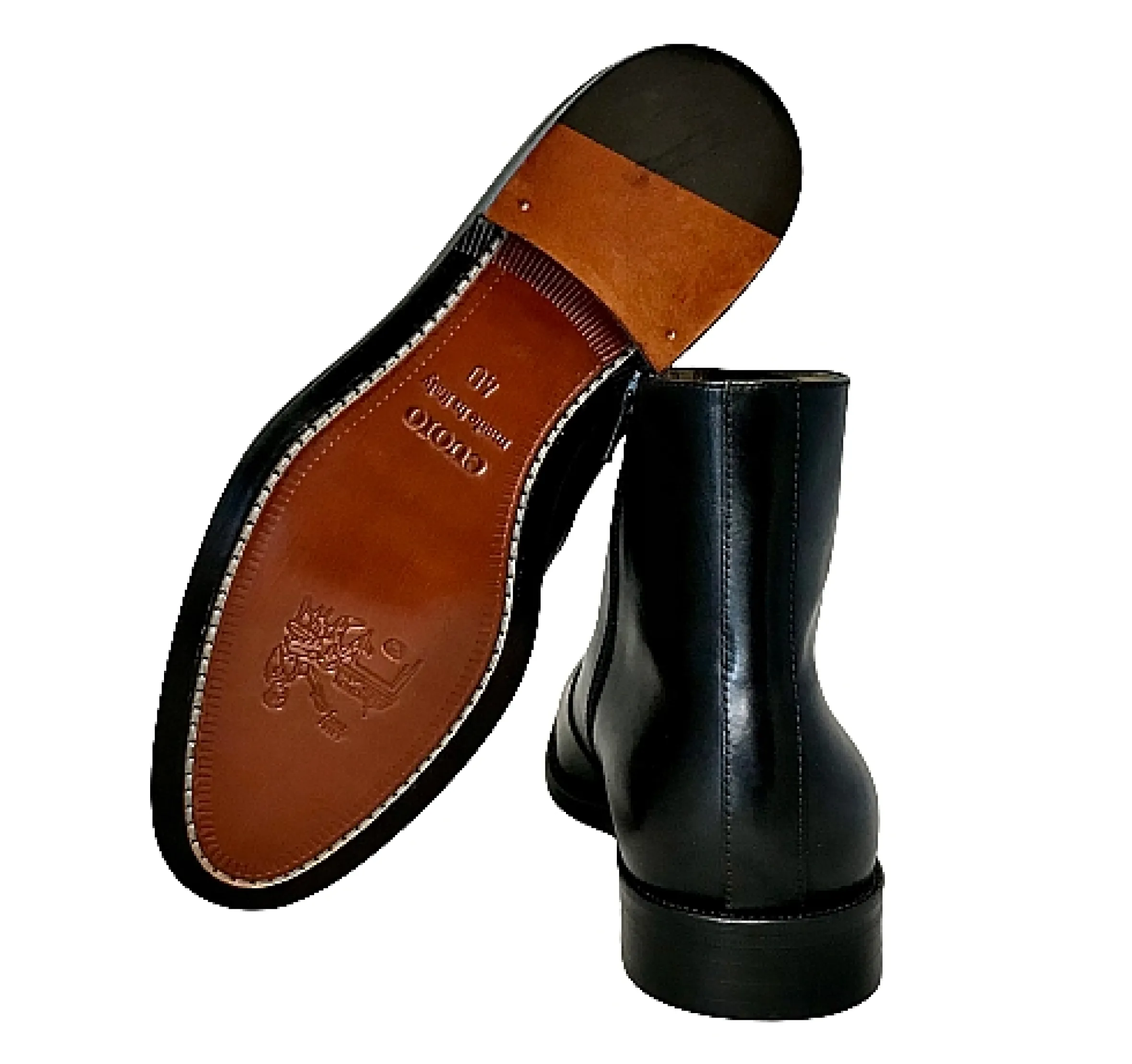 Scarpe di Maremma Stivaletto Artigianale Nero*Uomo Stivaletti