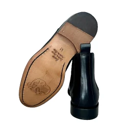 Scarpe di Maremma Stivaletto Beatles Artigianale Nero Cucito Blake*Uomo Stivaletti