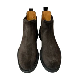Scarpe di Maremma Stivaletto Beatles Artigianale In Nabuk Testa Di Moro*Uomo Stivaletti