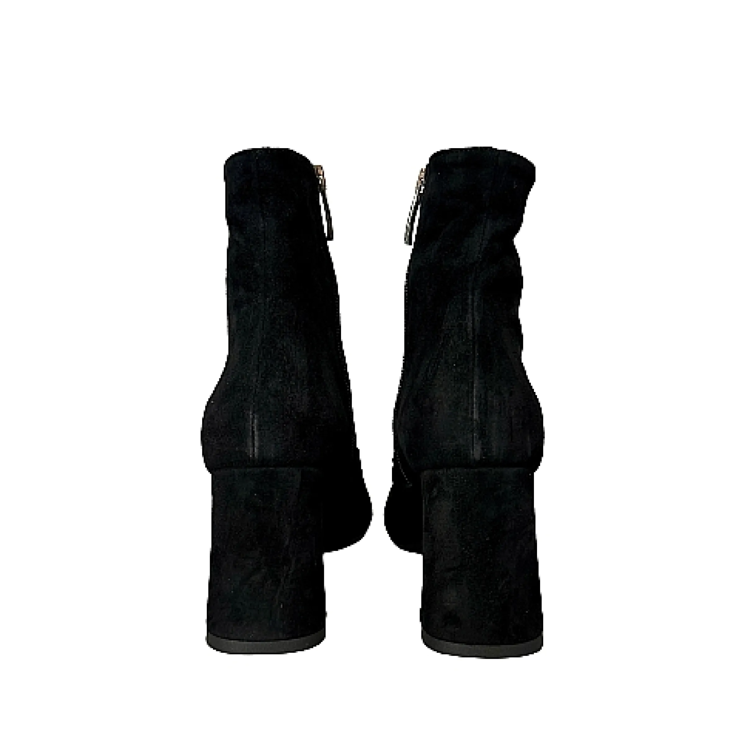 Scarpe di Maremma Stivaletto In Camoscio E Pelle Nero Pfv*Donna Tronchetti