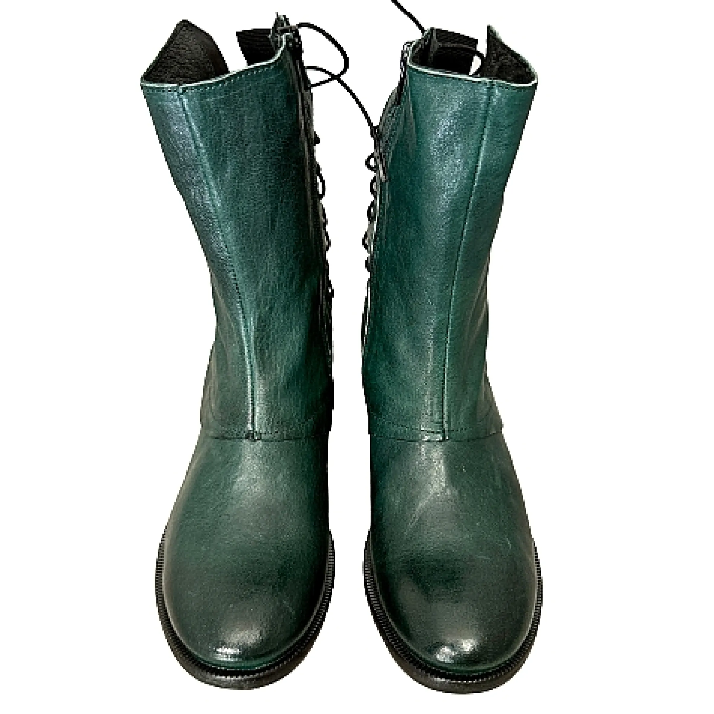 Scarpe di Maremma Stivaletto Petrolio In Pelle Tuffata Camarri 1916*Donna Stivali