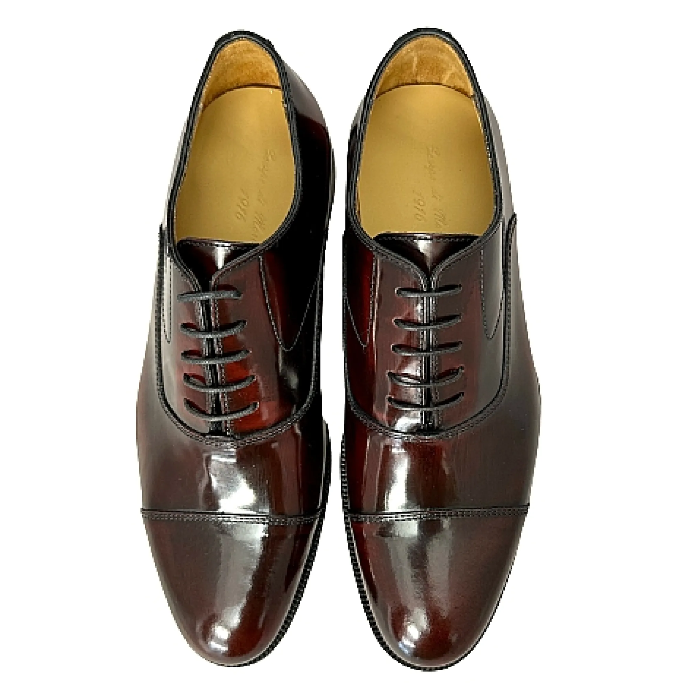 Scarpe di Maremma Stringata Abrasivata Bordeaux Con Spunterbo Cucita Blake*Uomo Stringate