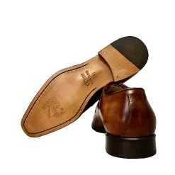 Scarpe di Maremma Stringata Artigianale Bicolore Sfumata A Mano Cucita Blake*Uomo Stringate