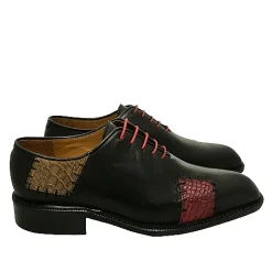 Scarpe di Maremma Stringata Artigianale Con Toppe Cucite*Uomo Stringate