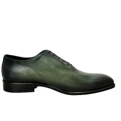Scarpe di Maremma Stringata Artigianale Cucita Blake Verde Scuro*Uomo Stringate