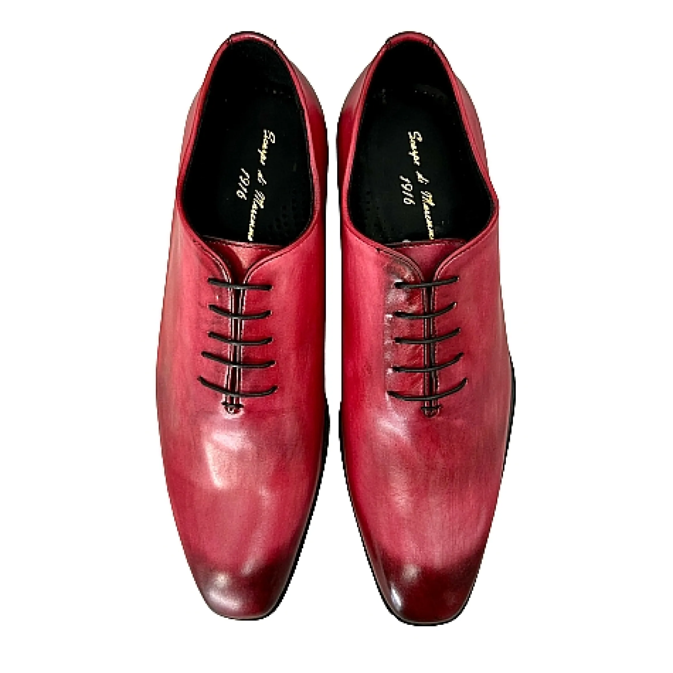 Scarpe di Maremma Stringata Artigianale Cucita Blake Fucsia*Uomo Stringate