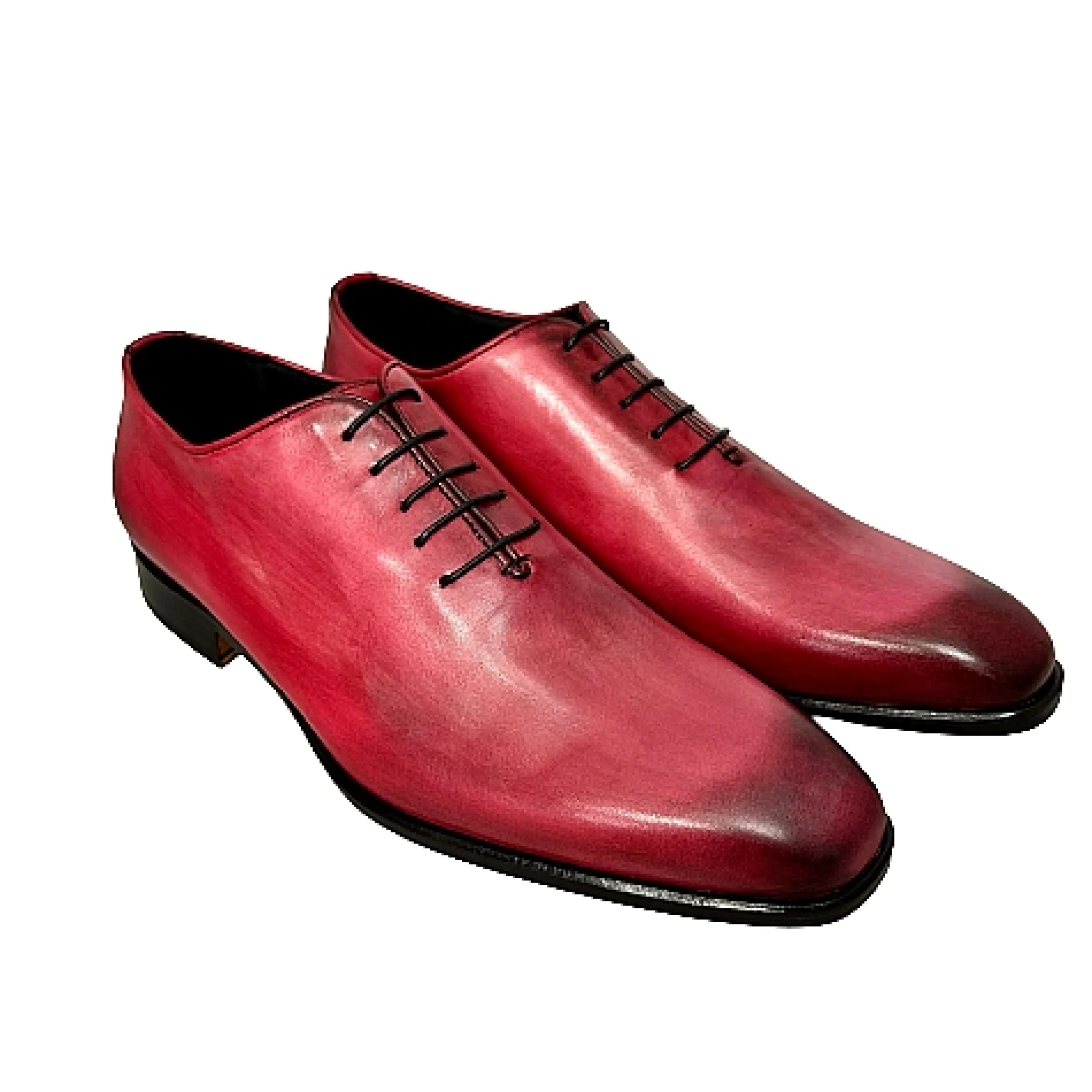 Scarpe di Maremma Stringata Artigianale Cucita Blake Fucsia*Uomo Stringate