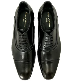 Scarpe di Maremma Stringata Artigianale Nera Cucita Blake*Uomo Stringate