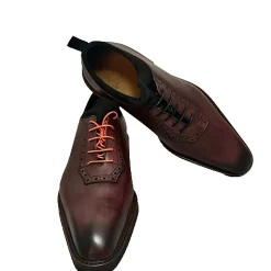 Scarpe di Maremma Stringata Artigianale Viola*Uomo Stringate