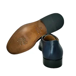Scarpe di Maremma Stringata Blu Con Spunterbo*Uomo Stringate